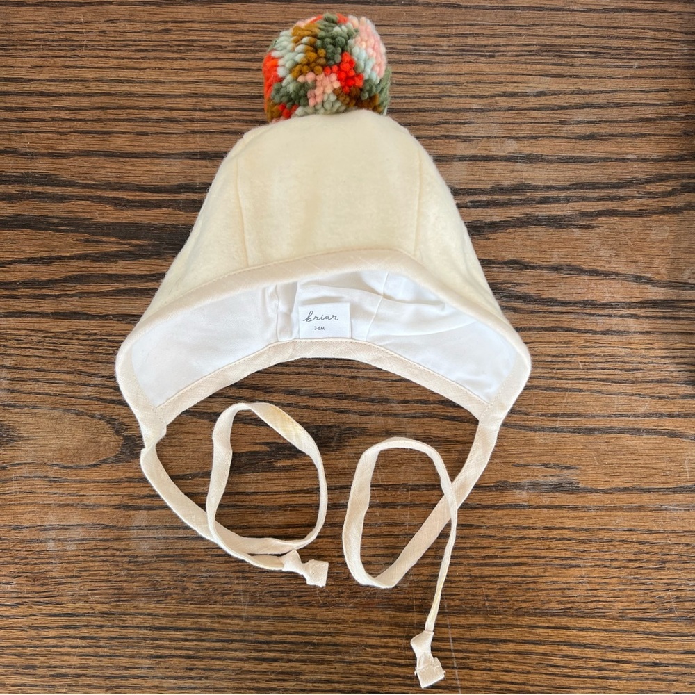 Briar Baby wool pom bonnet